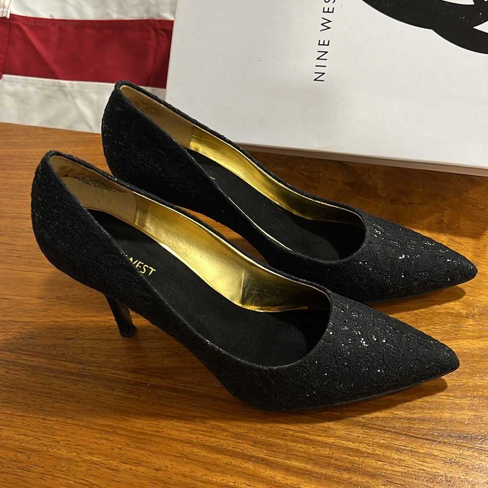Nine West black heels